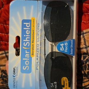 Solar Shield Polarized Clip-On Sunglasses 54 Rec 5